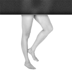 Animated lineup study of dancer 08 from the 12+1 ensemble in NEVER EVER, created by Hans Kahlmopz