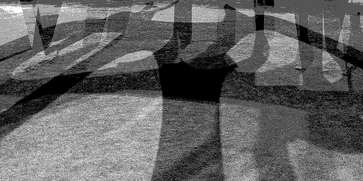 Dynamic shadow composition derived from Alexander Calder’s sculpture, seen by Hans Kahlmopz for SCULP TOUR